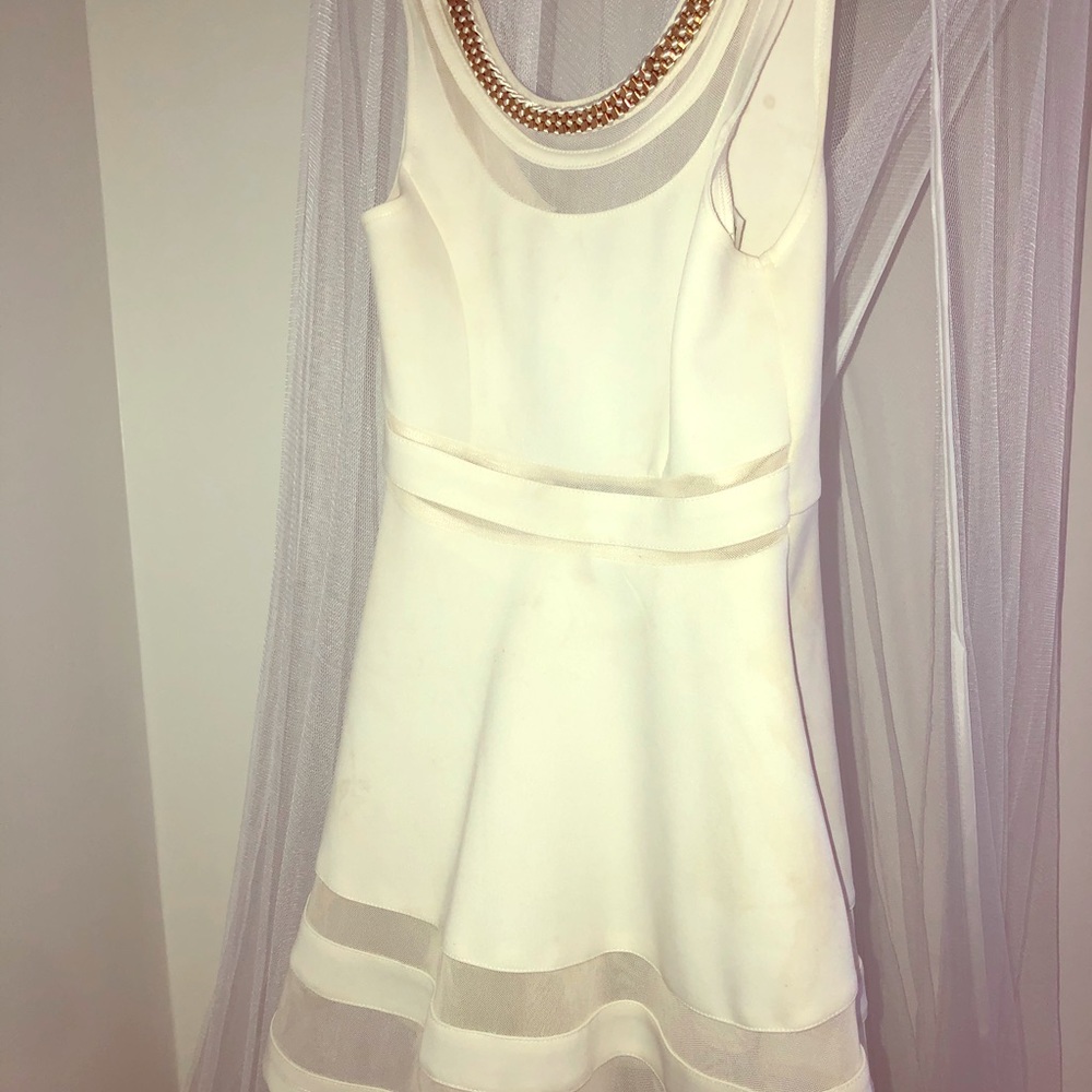 Marciano girls white dress